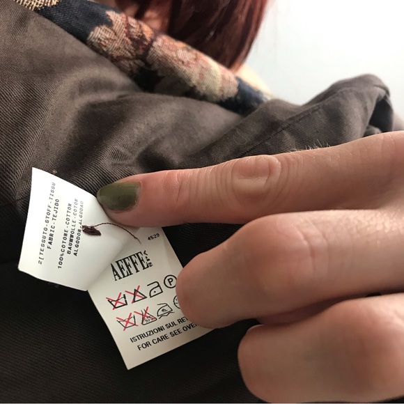 Philosophy Di Alberta Ferretti 90’s Romantic Tapestry Maxi Runway Rare Coat - Picture 10 of 16